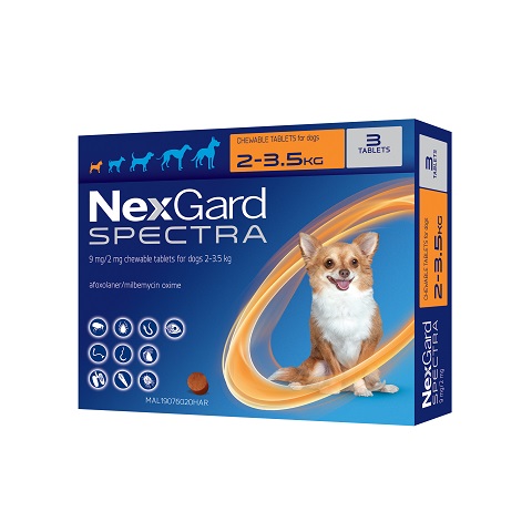 NexGard SPECTRA Complete Parasitic Protection Solution for Dogs